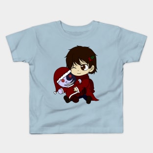 christmas fnaf security breach gregory and moondrop Kids T-Shirt